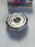 1975-2000 GM Chrysler Jeep radiator cap carQuest 33031