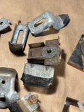 1969 Chevelle door window mount parts tracks stops guides