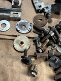 1969 Chevelle door window mount parts tracks stops guides