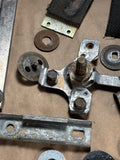 1969 Chevelle door window mount parts tracks stops guides