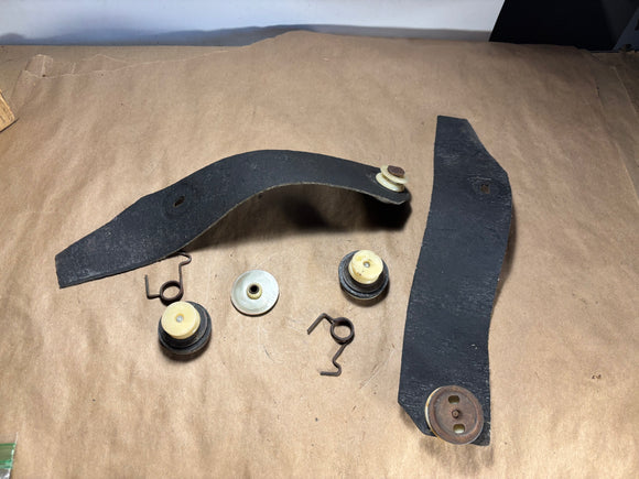1969 Chevelle rear quarter window glass mounting hardware L & R