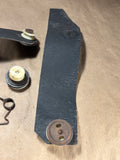 1969 Chevelle rear quarter window glass mounting hardware L & R