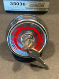1971-1998 GM Ford Honda locking gas cap CarQuest 35036
