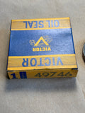 1951-1968 Dodge Plymouth Chrysler car front wheel seal Victor 49746 NOS