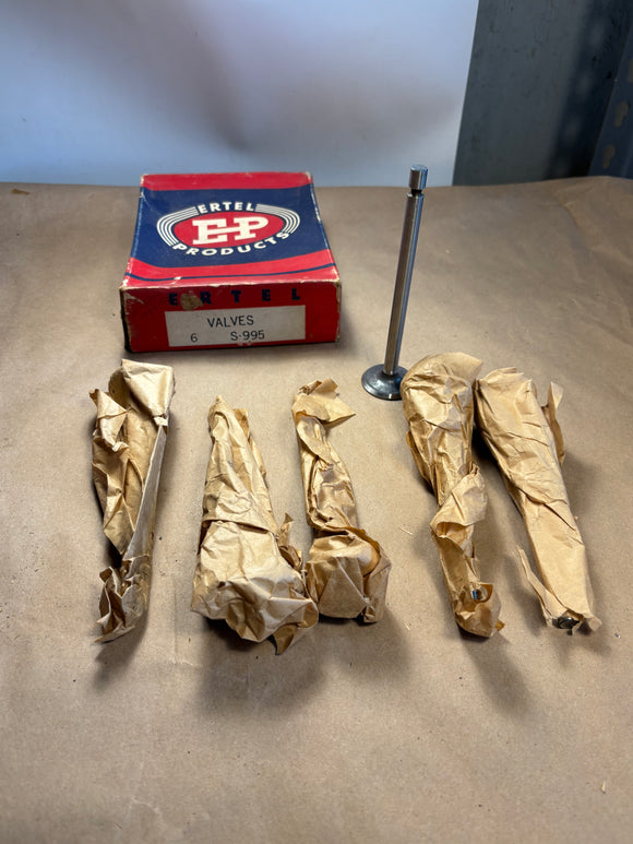 1938-1947 Hudson and Terraplane exhaust valves x7 Ertel S-595 NORS