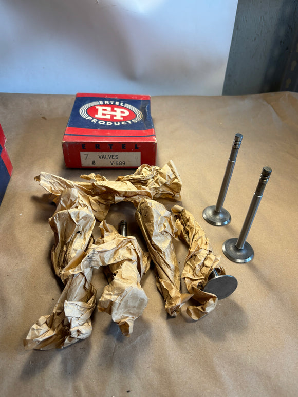 1933-1942 Dodge Plymouth car truck intake valves x7 Ertel V-589 NORS