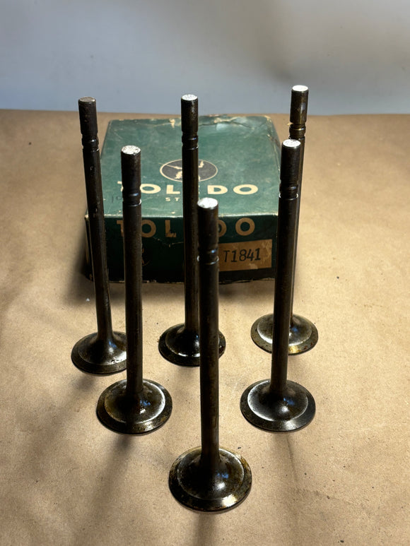 1948-1953 Chevrolet passenger and truck intake valves x6 NORS