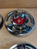 Ford Thunderbird wire wheel center caps x4 with Mustang emblems OEM