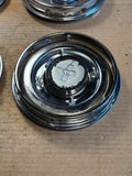Ford Thunderbird wire wheel center caps x4 with Mustang emblems OEM