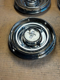 Ford Thunderbird wire wheel center caps x4 with Mustang emblems OEM
