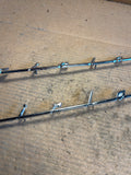 1957-1958 Ford Fairlane 500 fender script emblems good used OEM