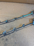 1957-1958 Ford Fairlane 500 fender script emblems good used OEM