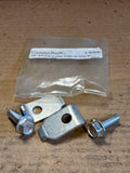 1957 Chevrolet hood hinge to fender bracket and bolts new repro