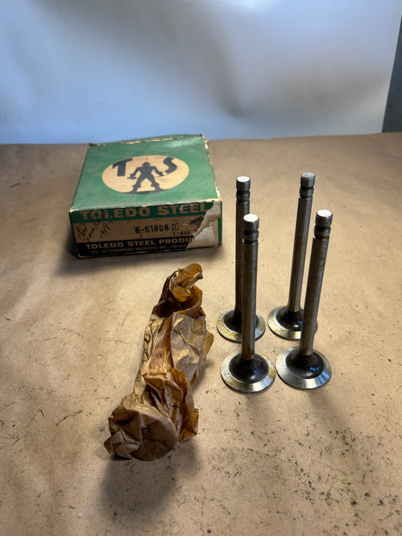 1948-1949 Chevrolet passenger and truck exhaust valves x5 NORS Toledo S1808