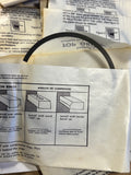 1963-2002 GM 230 6 cylinder piston rings set Muskegon BC4924-STD