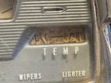 1959 Ford instrument cluster with speedometer 17k miles