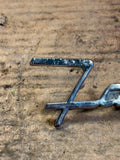 1956 Ford Fairlane hood script emblem OEM