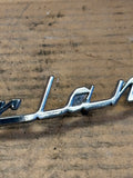 1956 Ford Fairlane hood script emblem OEM