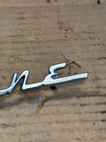 1956 Ford Fairlane hood script emblem OEM