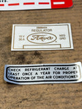 1957-1959 Ford Skyliner detail stickers Jim Osborn