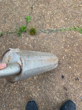 Vintage 1920s 1930s hot rod rat rod muffler 17”x6” 1 1/2” and 2” inlet/outlet