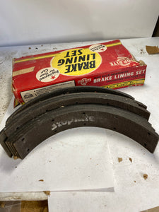 1949 Ford 6 cylinder Mercury V8 flathead brake lining set NORS