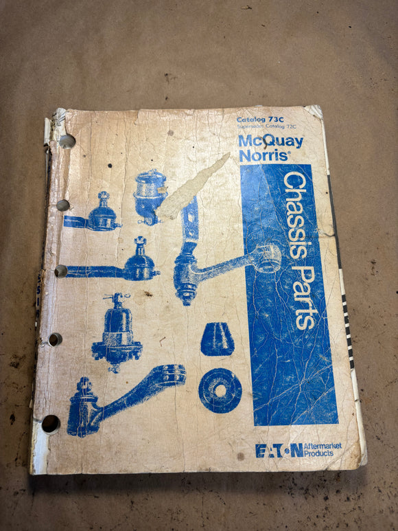 1973 McQuay Norris Chassis Parts Catalog 73c