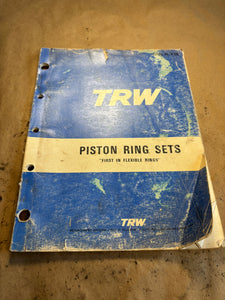 1970 TRW Piston Ring Sets catalog R-170