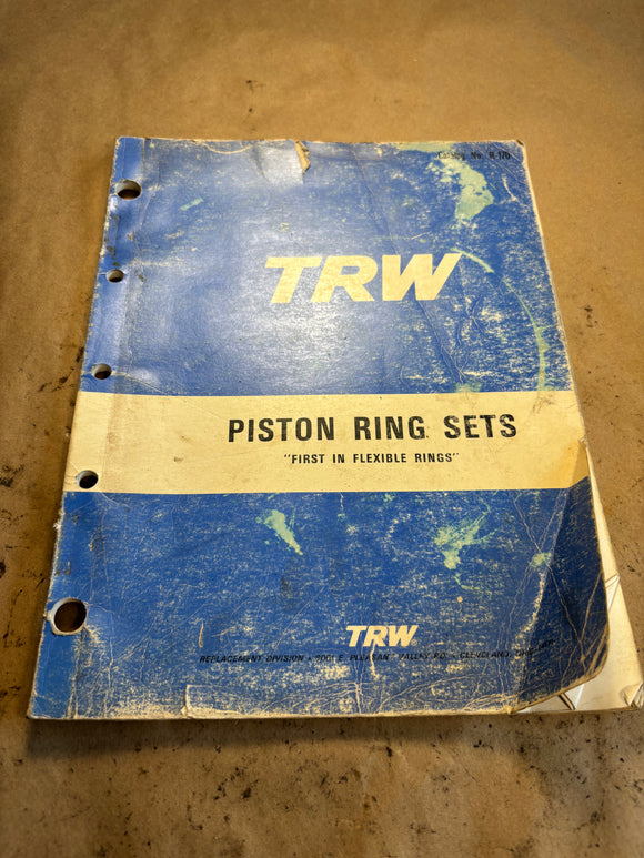1970 TRW Piston Ring Sets catalog R-170