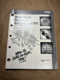 1990 TRW Master Chassis Part Number Interchange catalog