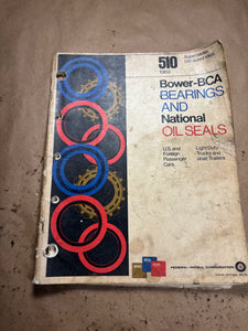 1969 Bower-BCA Bearings and National Oil Seals catalog passenger and light truck