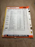 1953 Anchor Rubber Products Catalog motor mounts floor mats pedal pads