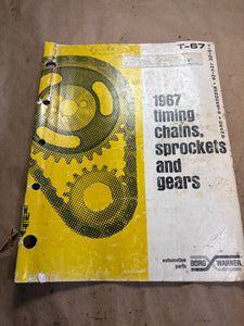 1967 Bord Warner Timing Chains Sprockets and Gears catalog