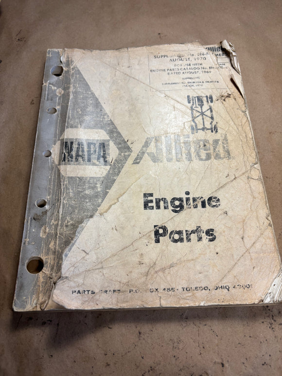 1970 NAPA/Allied Engine Parts catalog