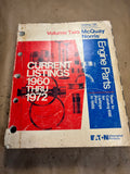 1969-1972 McQuay Norris Engine Parts catalog 72E