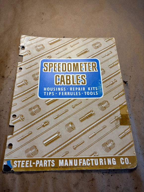 1941 Steel Parts Manufacturing Speedometer Cables catalog