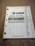 1971 NAPA Echlin Electrical Systems Parts Interchange Guide