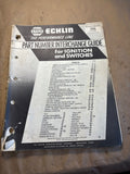 1969 NAPA Echlin Part Number Interchange Guide for Ignition and Switches