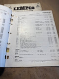 1952 Lemco Automotive Timing Chains catalog and price list