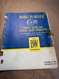 1953 Borg Warner Timing Gears and Timing Chain Sprockets catalog