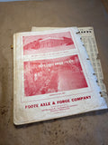 1947 Foote Axle Shafts catalog and price list