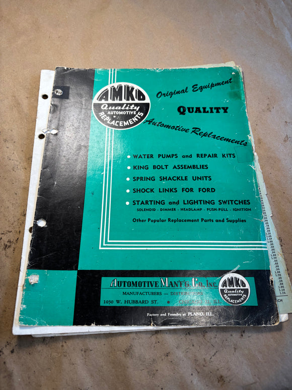 1942 AMKO Automotive Manufacturing Automotive Replacements catalog