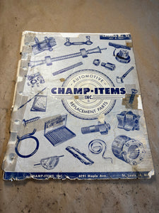 1952 Champ Items Automotive Replacement Parts catalog