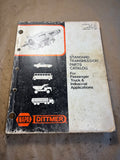1970 NAPA Dittmer Standard Transmission Parts Catalog passenger truck and industrial