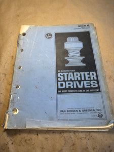 1938-1954 Van Starter Drives catalog