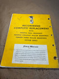 1955-1972 Federal Bearings catalog cars trucks imports