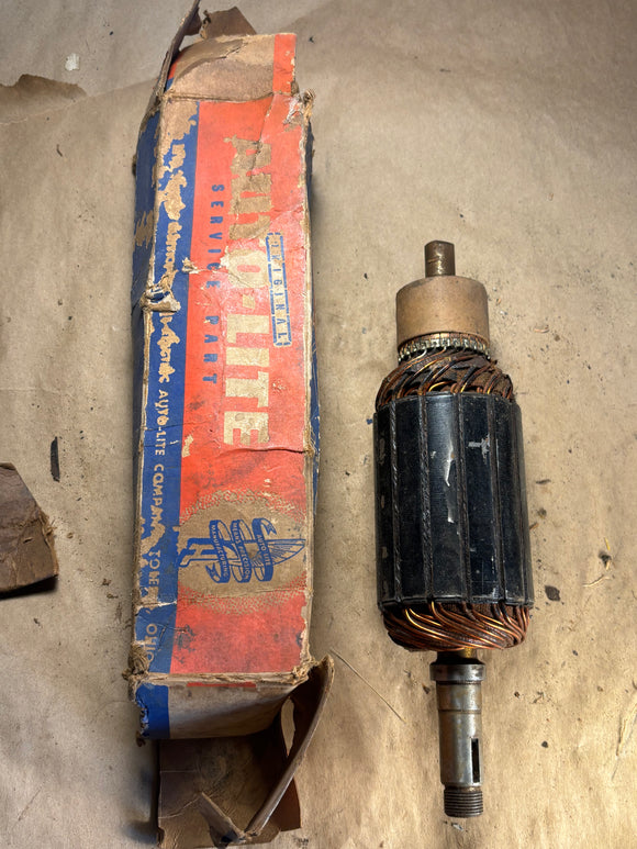 1953-1954 Chrysler V8 12v generator armature Autolite 2024F