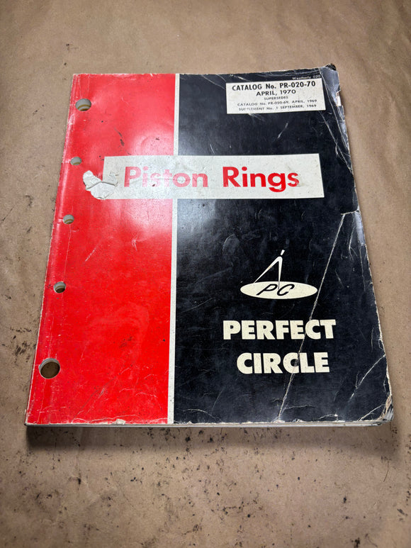 1970 Perfect Circle Piston Rings catalog PR-020-70