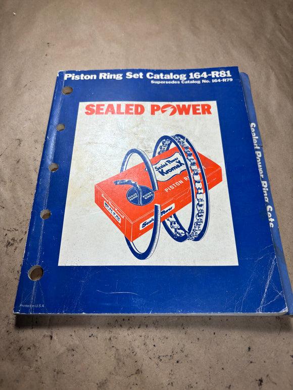 1981 Sealed Power Piston Ring Set catalog 164-R81