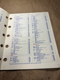1970-1990 AC-Delco Ignition Cable Set Specification Chart